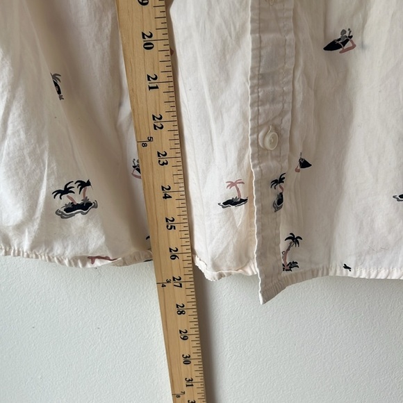 RVCA Men's Tropicalia Printed Skeleton Shirt Size Small - Picture 9 of 10